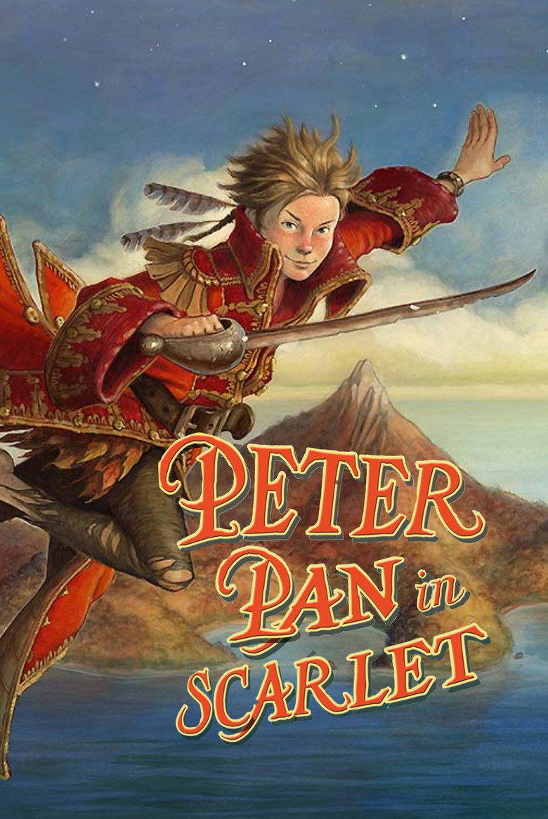 Peter Pan in Scarlet background