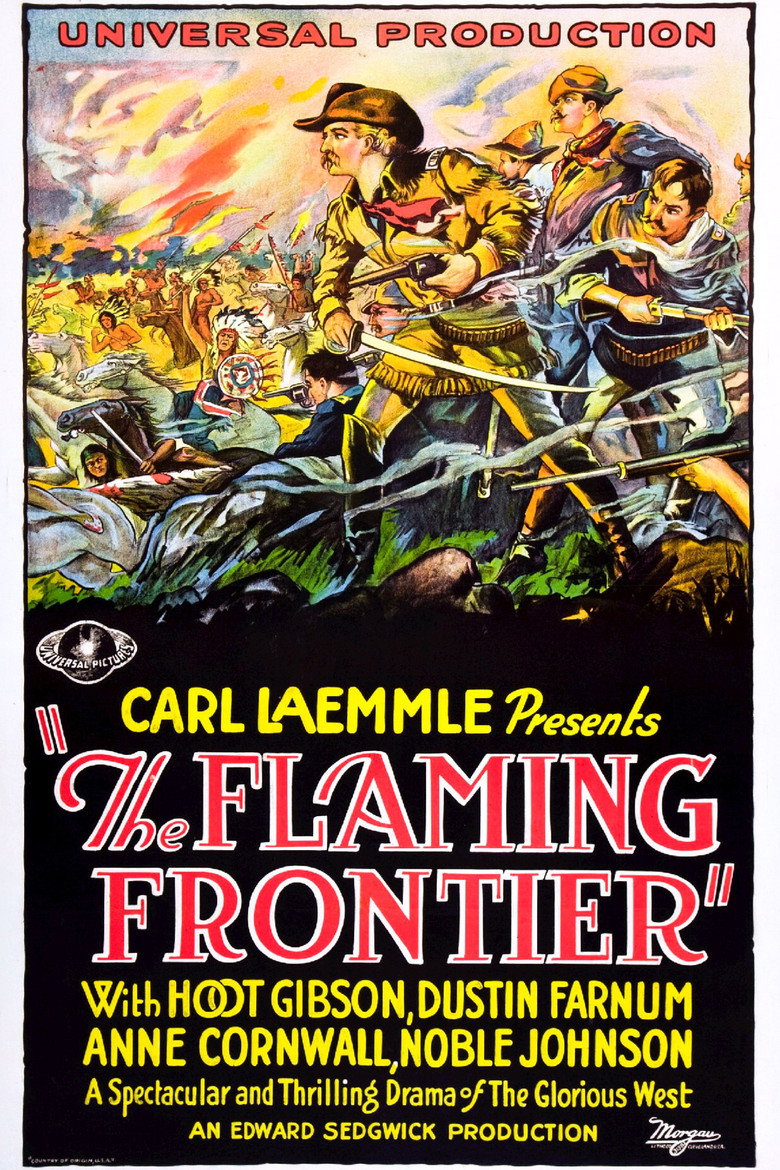Affiche de THE FLAMING FRONTIER