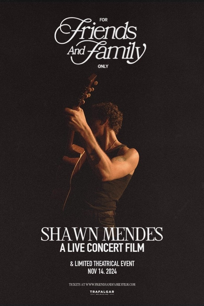 Shawn Mendes: For Friends and Family Only – A Live Concert Film movie poster