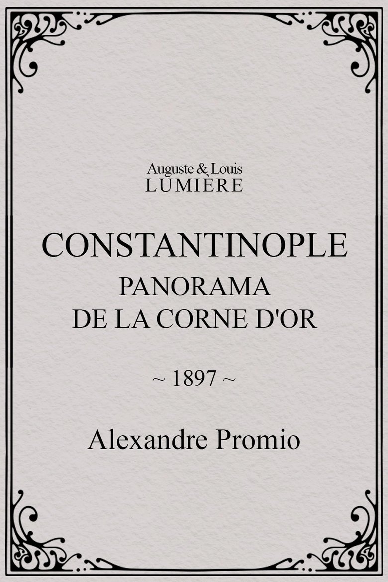 Constantinople, panorama de la corne d'or