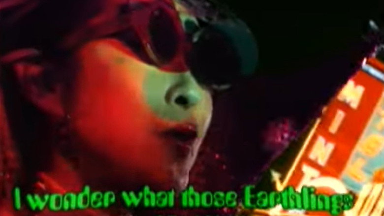 Frame from Retro Sheilas in Space Aliens are Tooling our Sheilas