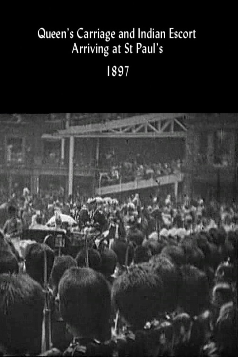 Queen's Carriage and Indian Escort Arriving at St. Paul's main poster