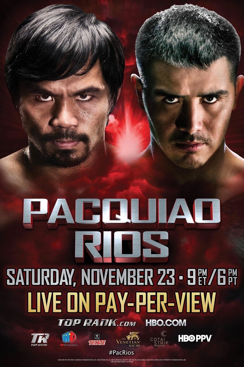 Manny Pacquiao vs. Brandon Ríos main poster