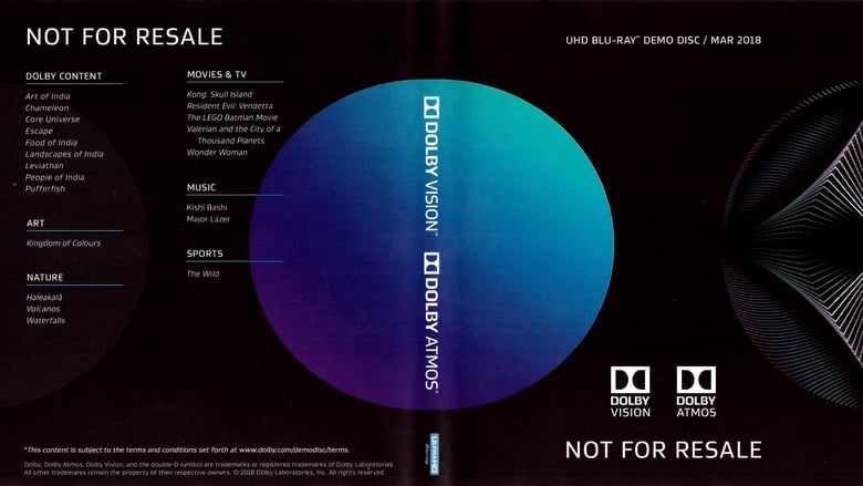 Dolby UHD Blu-Ray Demo Disc / March 2018 movie poster