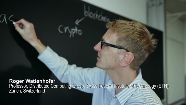 The Blockchain and Us backdrop