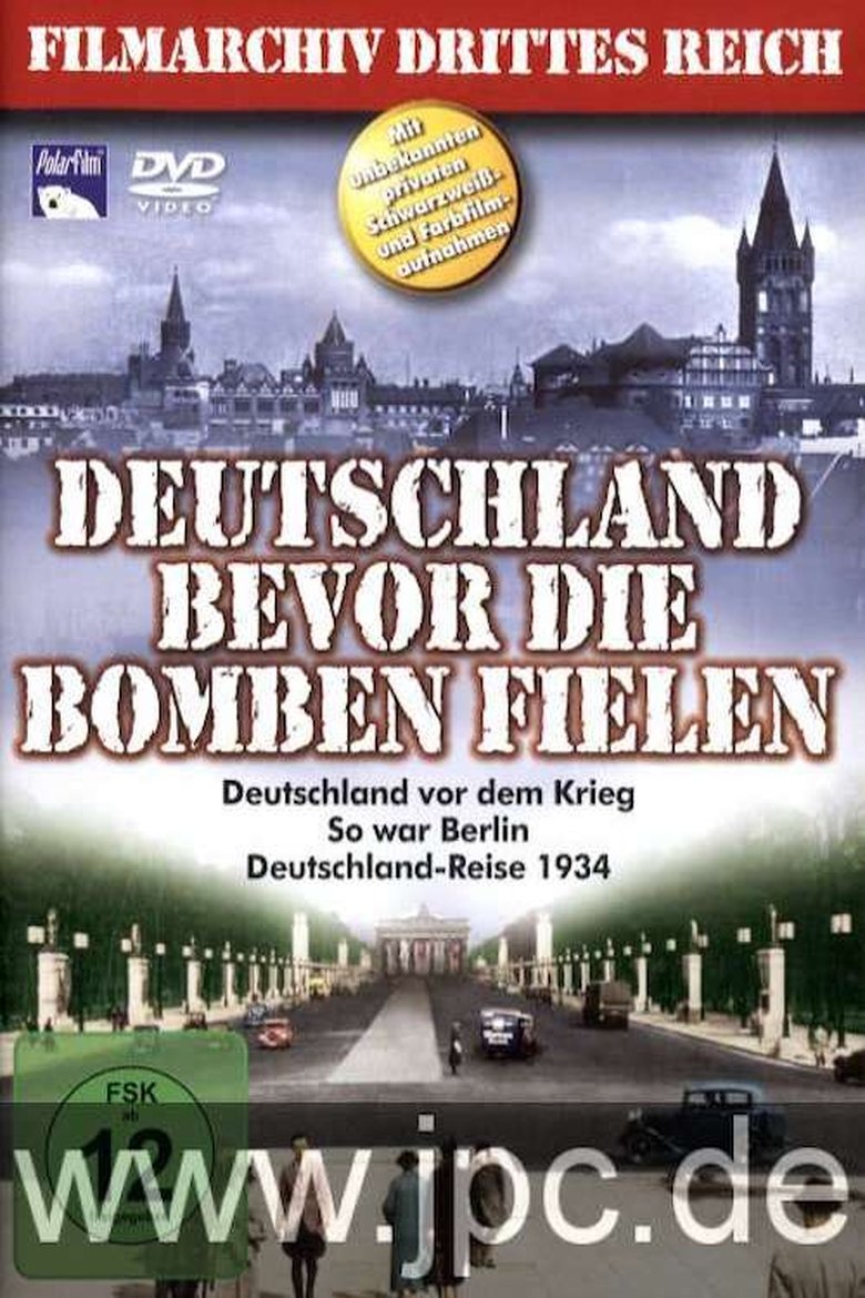 Deutschland bevor die Bomben fielen poster