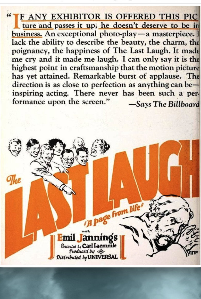 The Last Laugh poster