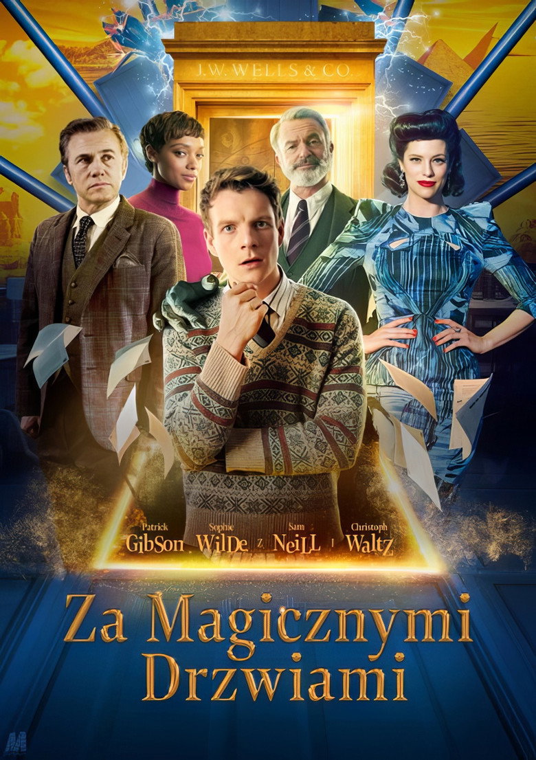 Plakat filmu Za magicznymi drzwiami