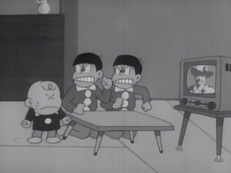 Still image for Osomatsu-kun season 1 episode 1: Leave the House-Sitting to the Dog / The Beggar Robot Still image for Osomatsu-kun season 1 episode 1: Leave the House-Sitting to the Dog / The Beggar Robot