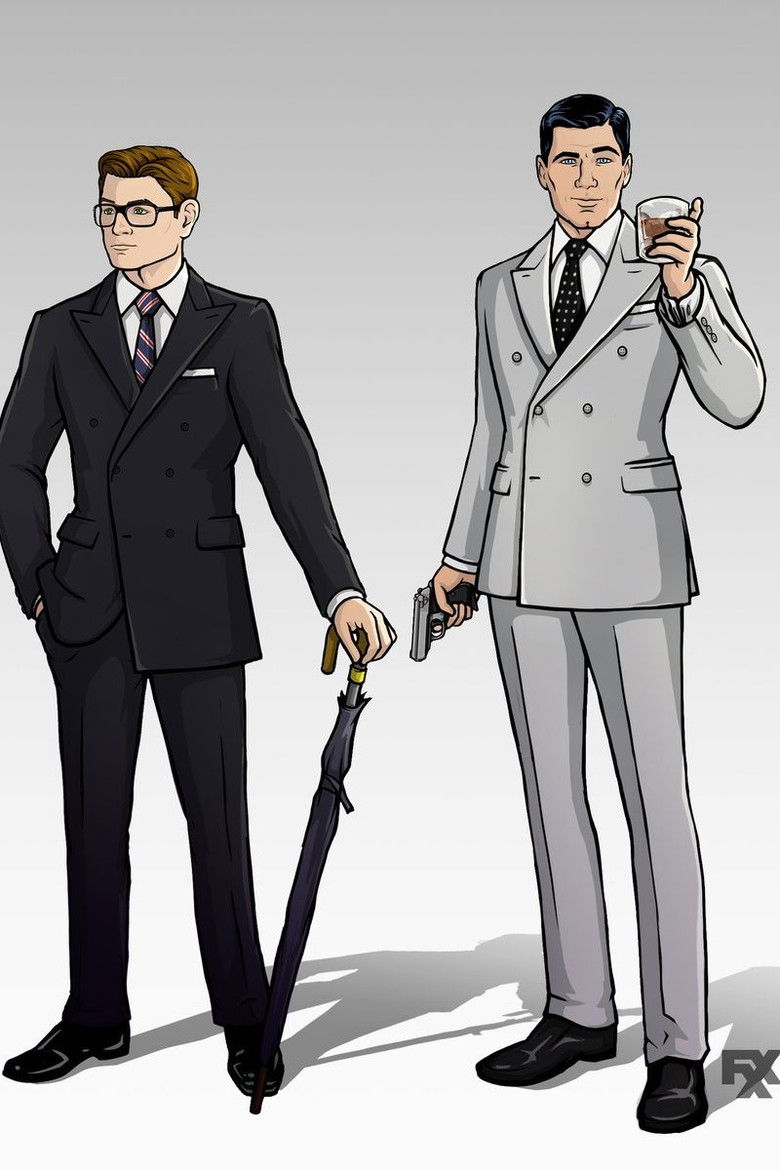 Imatge de #TBT to That Time Archer Met Kingsman