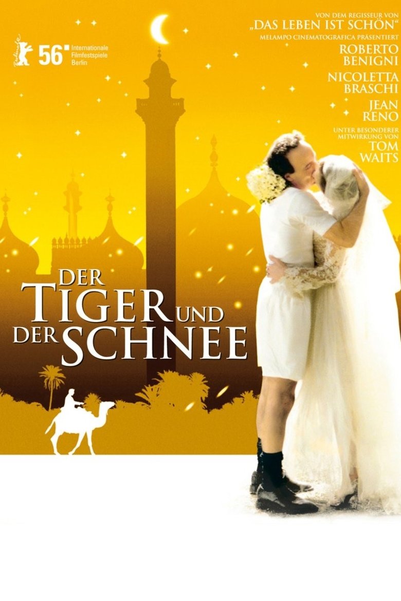Der Tiger und der Schnee poster