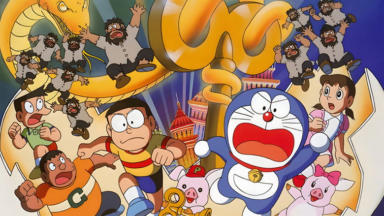 Imatge de Doraemon i la fàbrica de joguines