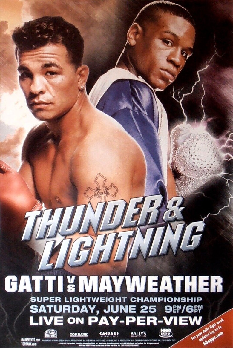 Arturo Gatti vs. Floyd Mayweather Jr. main poster