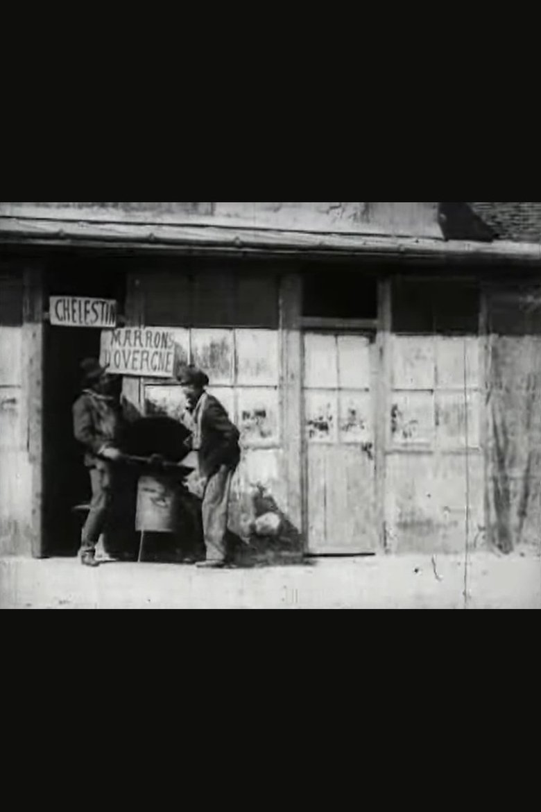 Le marchand de marrons main poster