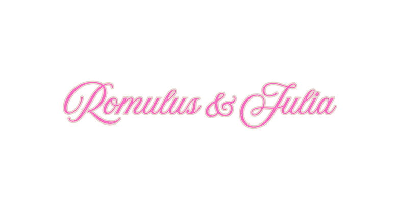 The Making Of: Romulus and Julia backdrop