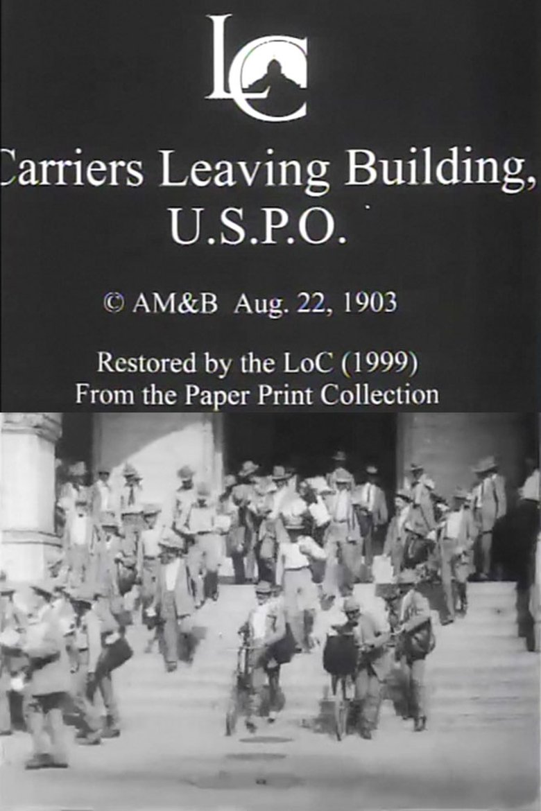 Carriers Leaving Building, U.S.P.O. main poster