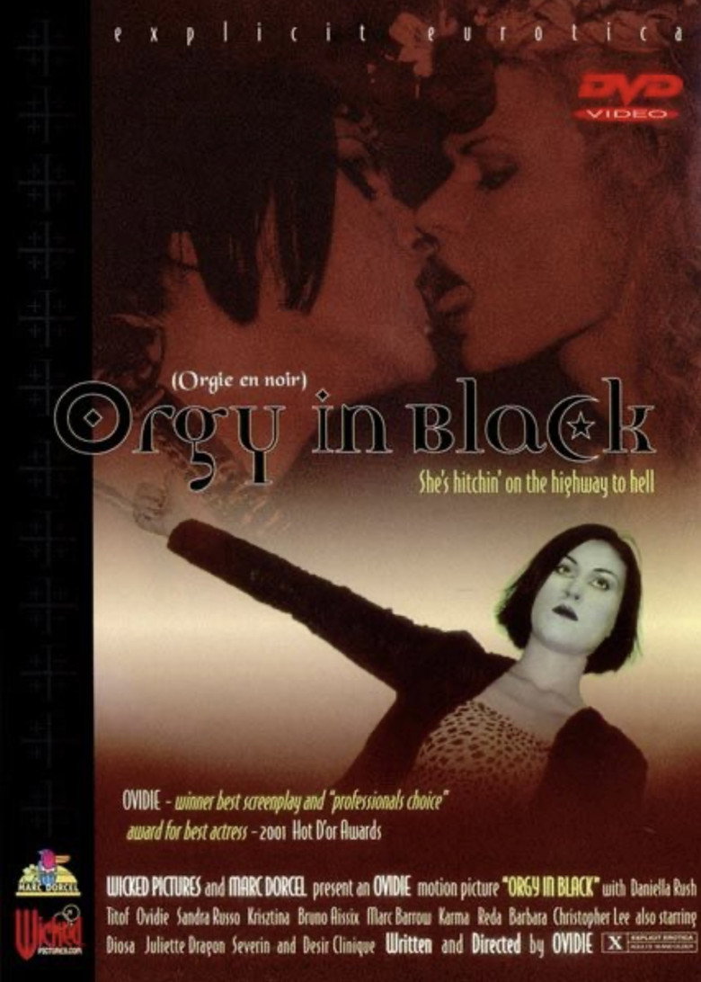 Affiche de Orgie en noir