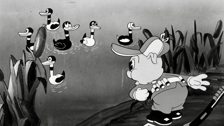 Porky's Duck Hunt backdrop