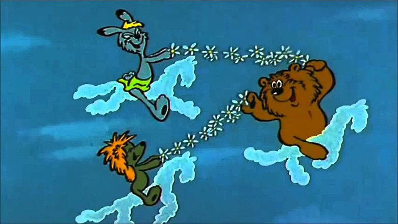 Backdrop de Сказки про ёжика и медвежонка