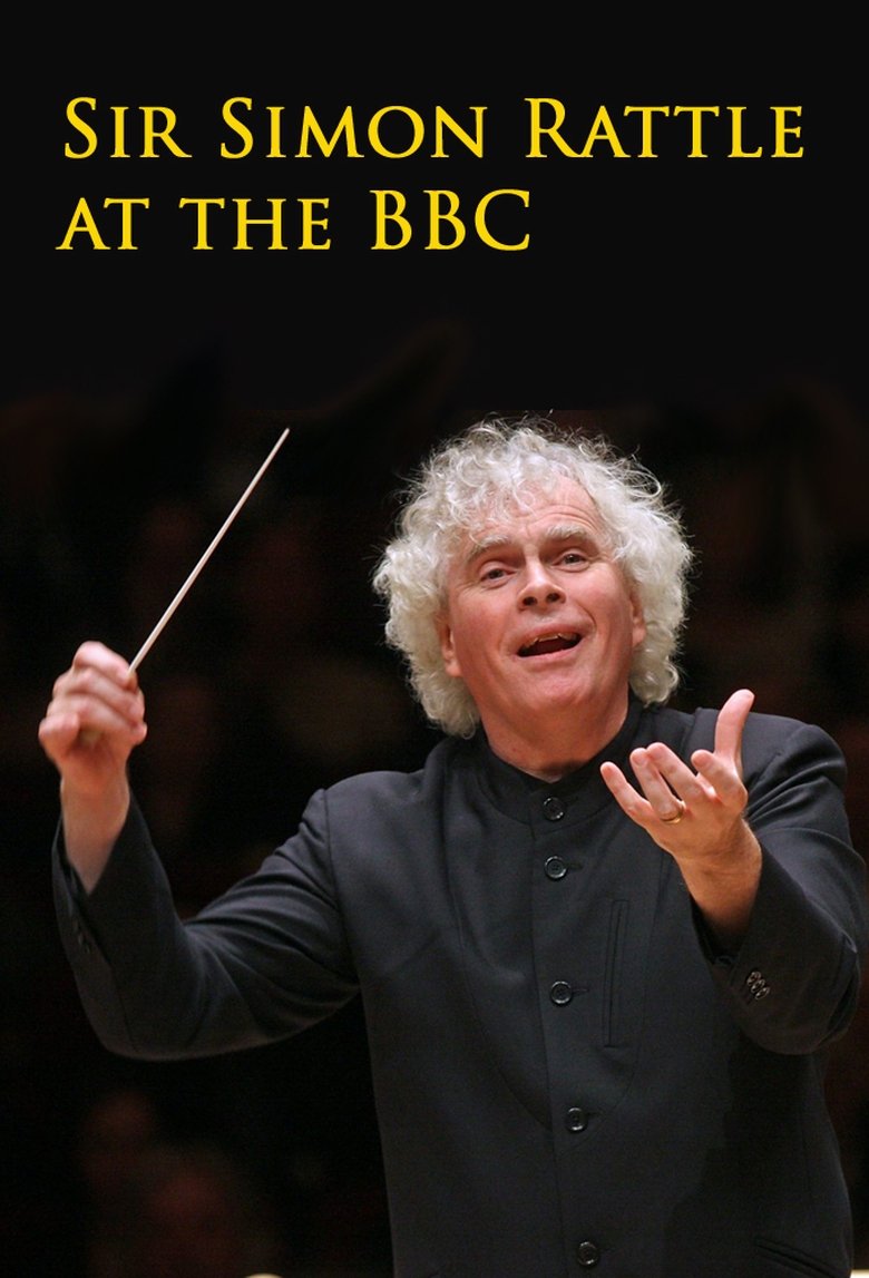Sir Simon Rattle at the BBC main poster