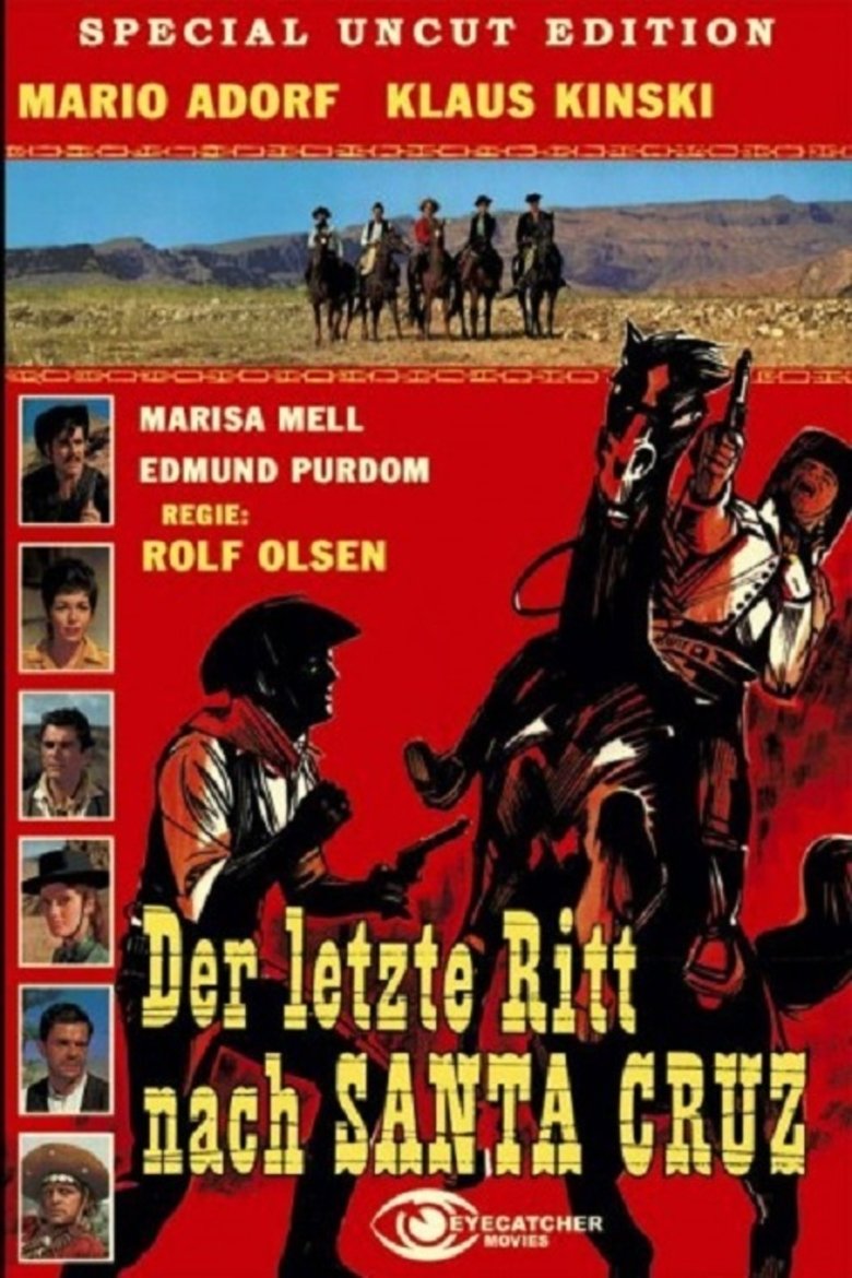 Der letzte Ritt nach Santa Cruz poster