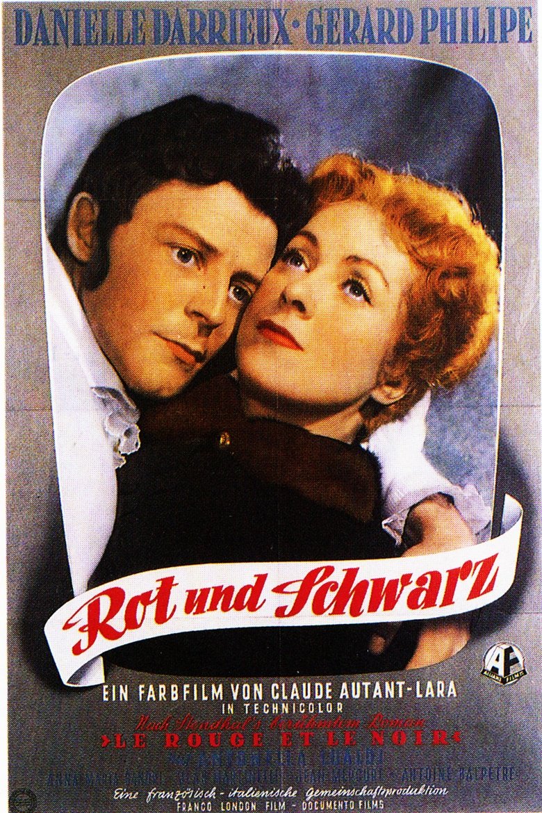 Rot und Schwarz poster