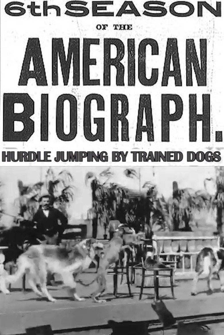 Hurdle Jumping; by Trained Dogs (1899) poster