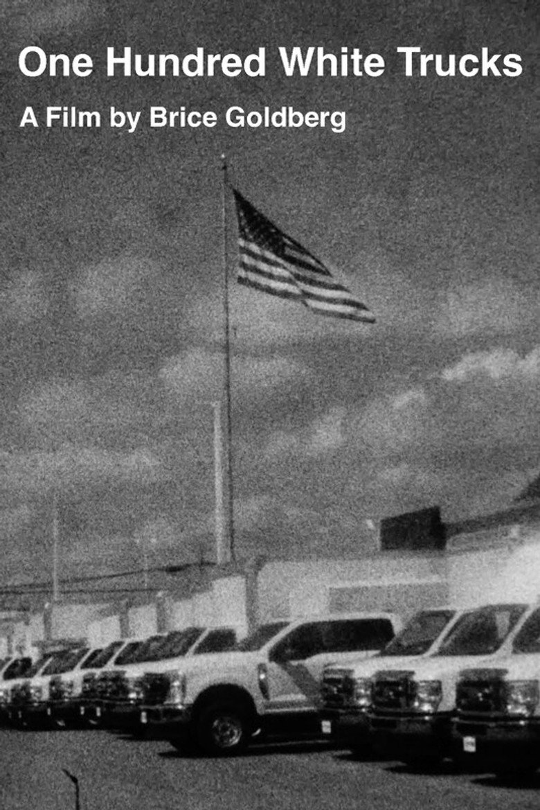 One Hundred White Trucks background