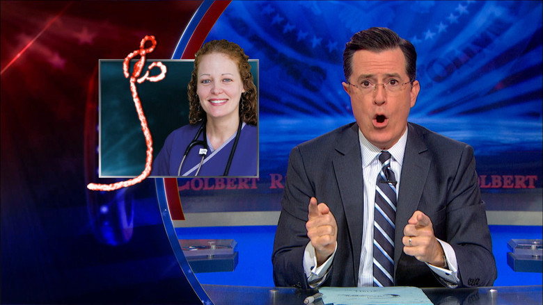 Still from The Colbert Report - Season 11 Episode 13