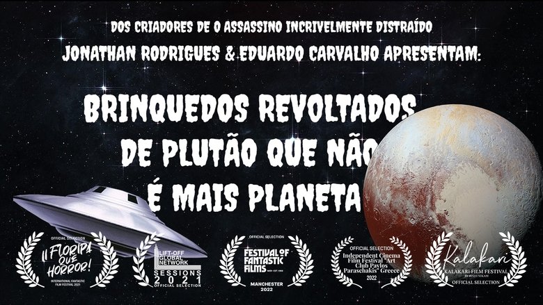 Revolted toys from Pluto that is no longer a planet main backdrop