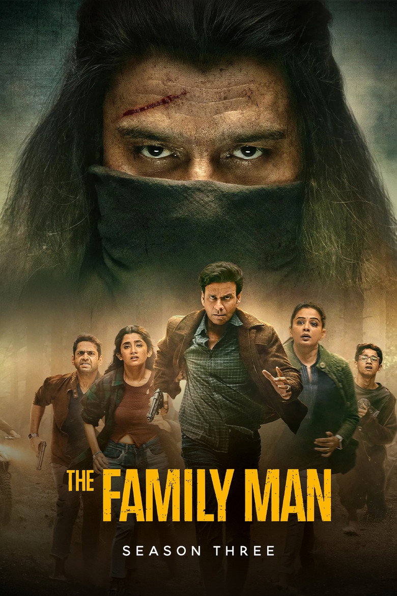 The Family Man (2019-2025) Season 1-3 Multi Audio Hindi + English + Tamil + Telugu Amazon Prime Complete Web Series 480p 720p 1080p WEB-DL