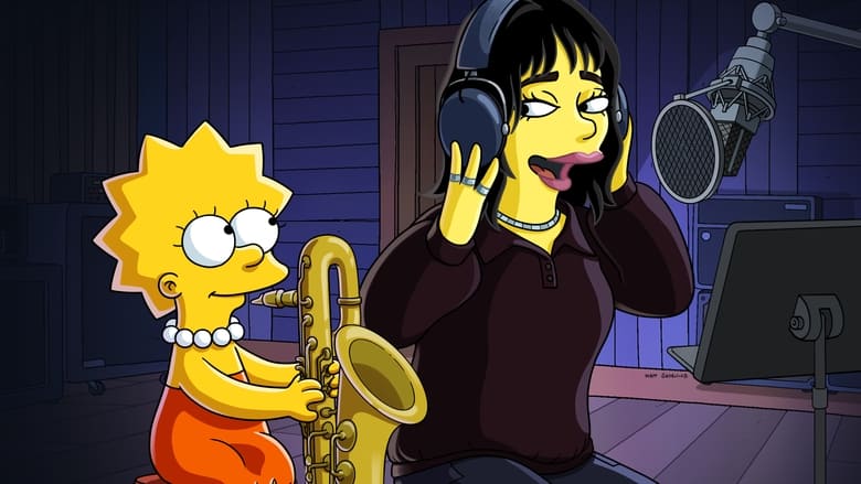 The Simpsons: When Billie Met Lisa banner backdrop