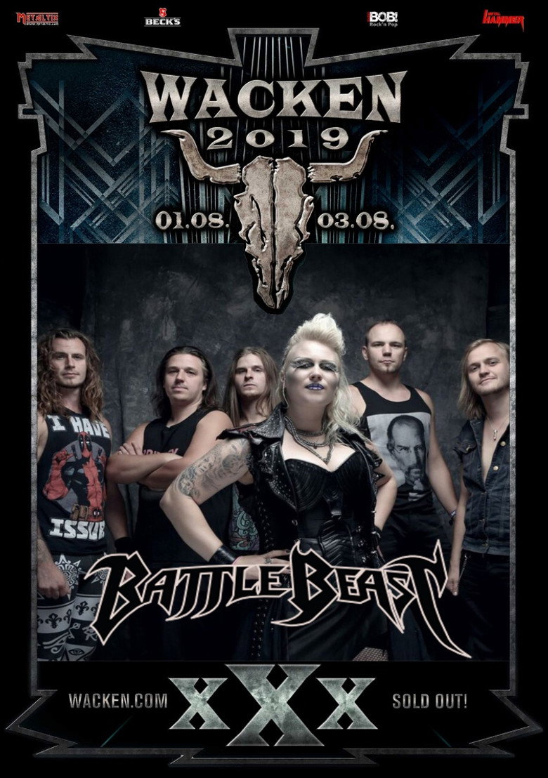 Battle Beast - Open Air At Wacken 2019 poster