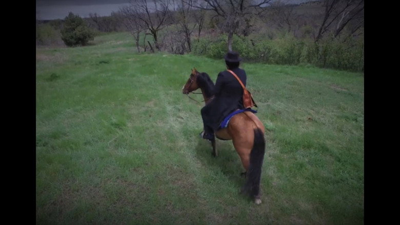 Frame from Walking the Good Red Road: Nicholas Black Elk’s Journey to Sainthood