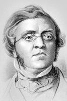 William Makepeace Thackeray portrait image