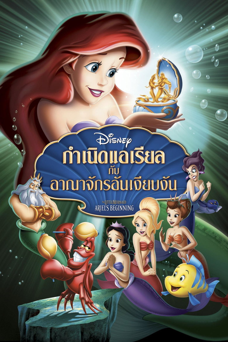โปสเตอร์ The Little Mermaid: Ariel's Beginning (2008) กำเนิดแอเรียลกับอาณาจักรอันเงียบงัน