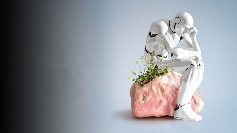 Pourquoi encore penser ? À l'heure de l'intelligence artificielle main backdrop