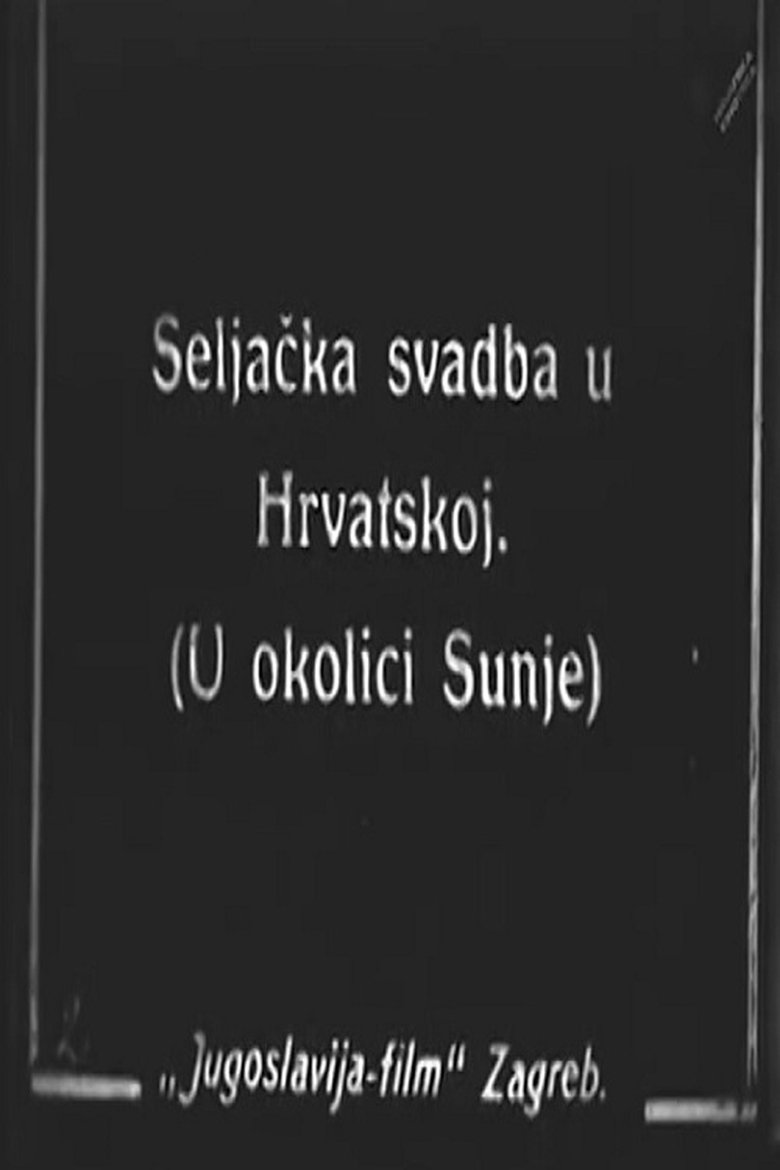 Seljačka svadba u Hrvatskoj (1922)