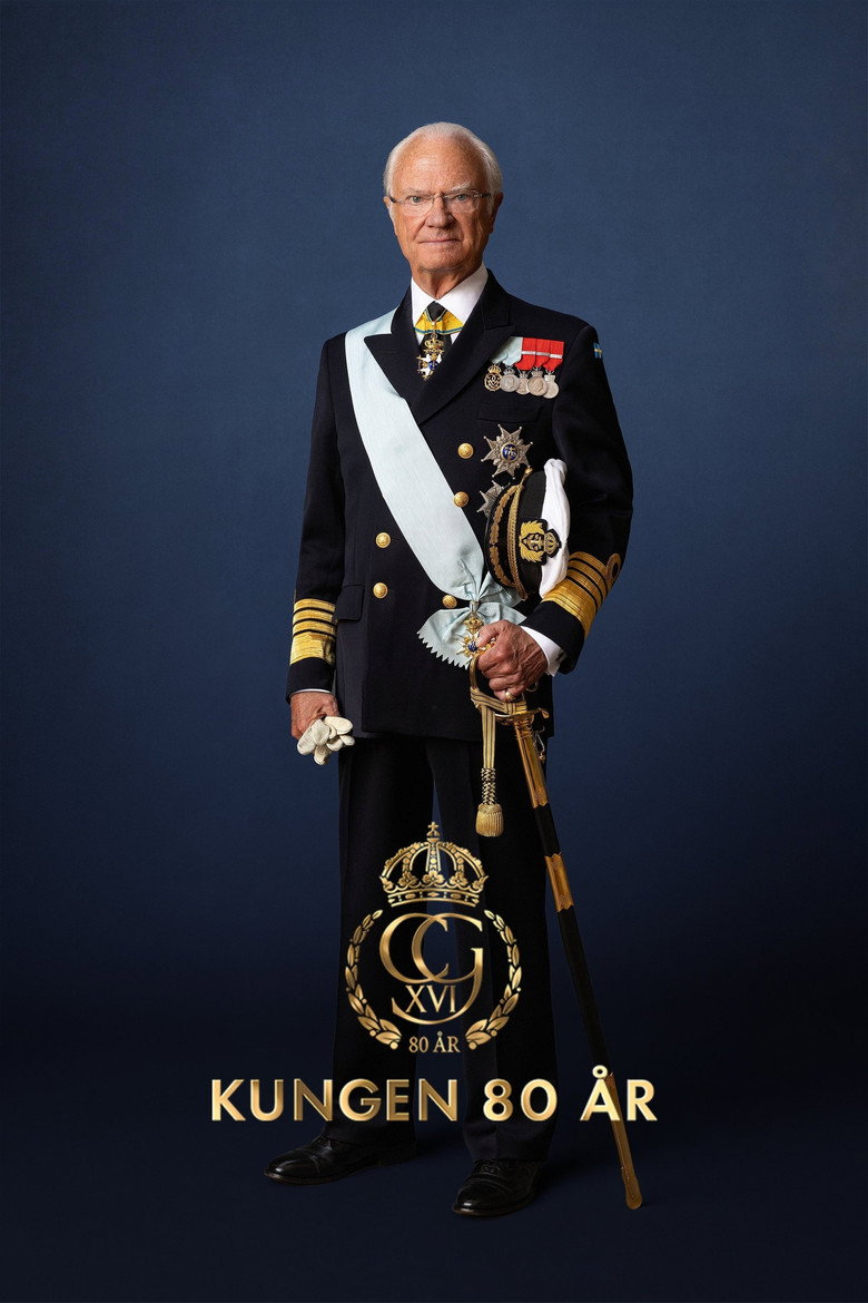 Official poster for Kungen 80 år