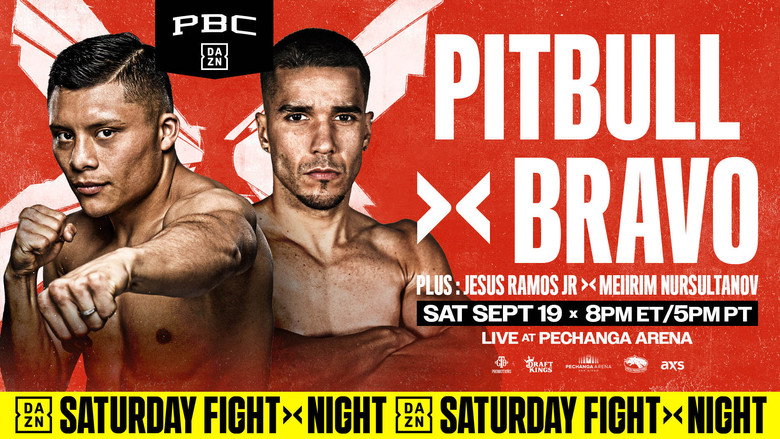 Isaac Cruz vs. Nestor Bravo backdrop