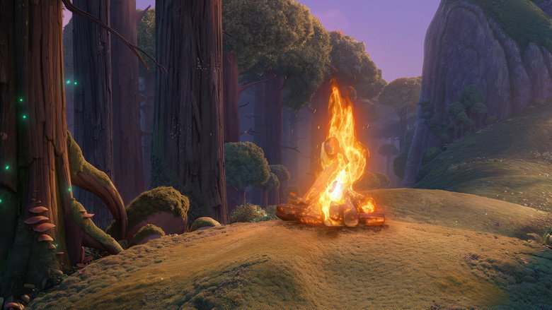 Spellbound: Fireplace still