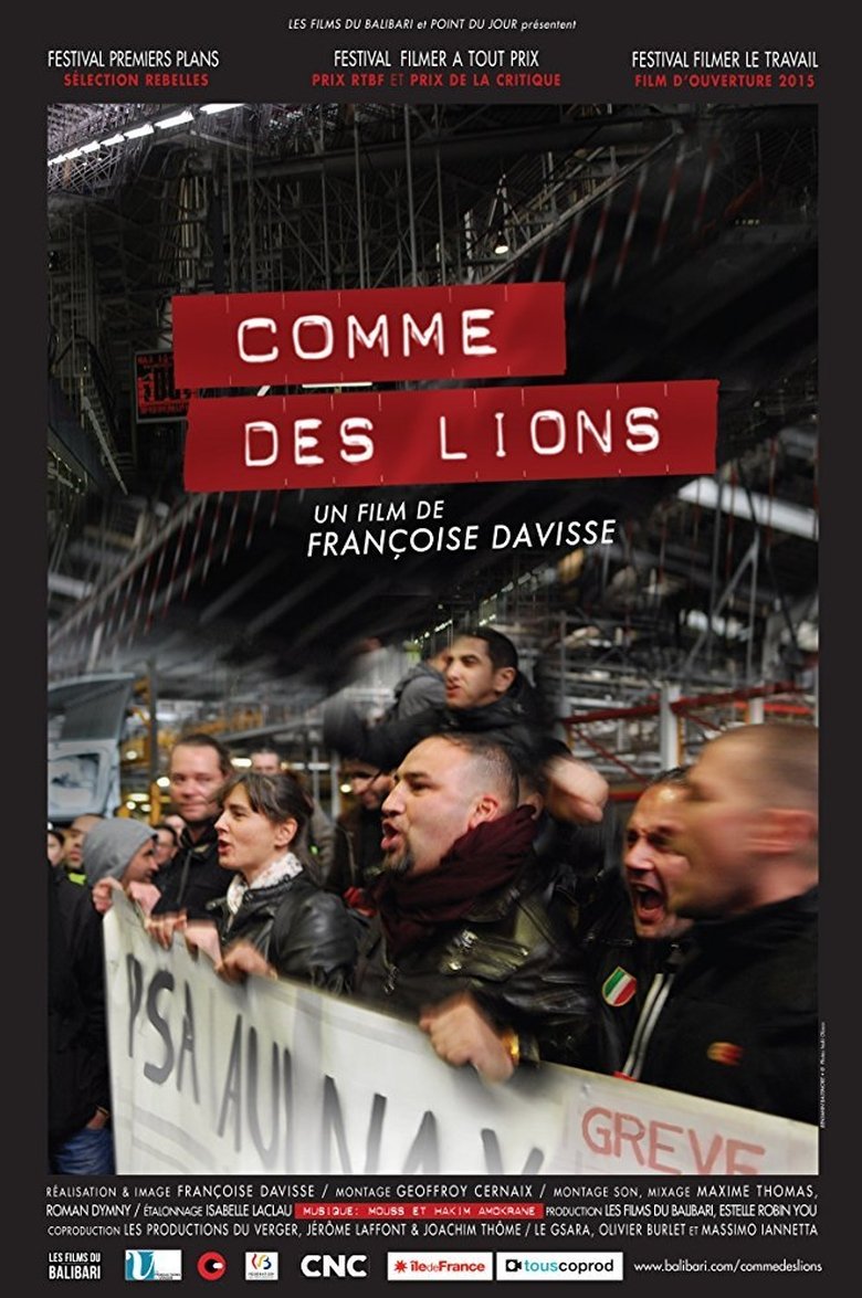 Comme des lions main poster