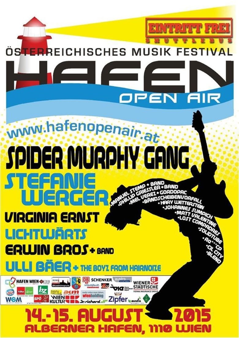 Spider Murphy Gang Konzert in Hafen Open Air in 2015 main poster