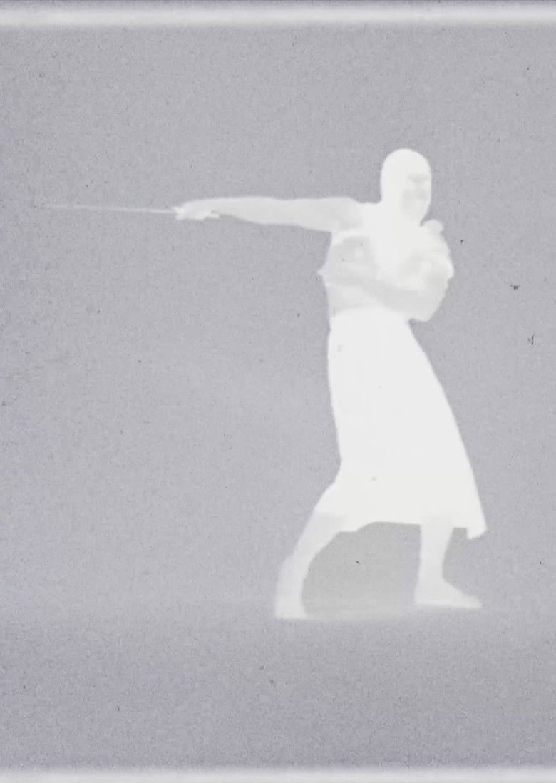 Imatge de Figura de guerrero sobre fondo gris