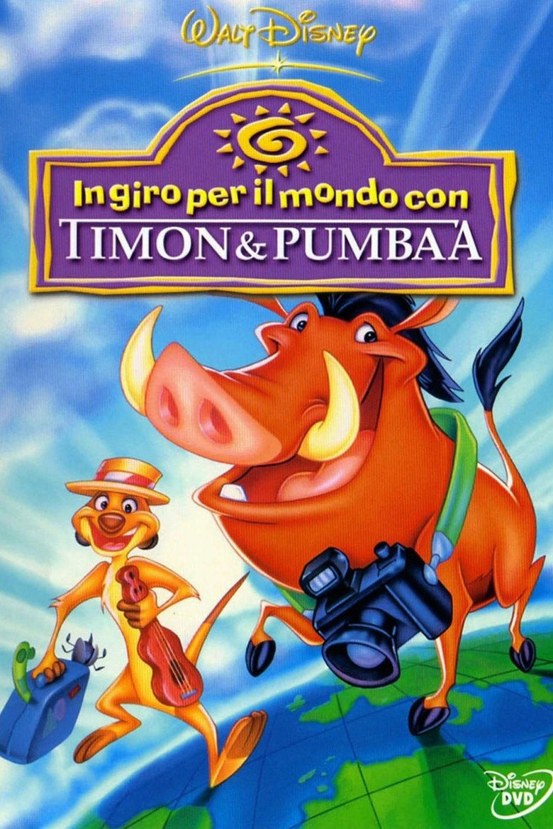 Copertina di In giro per il mondo con Timon e Pumbaa