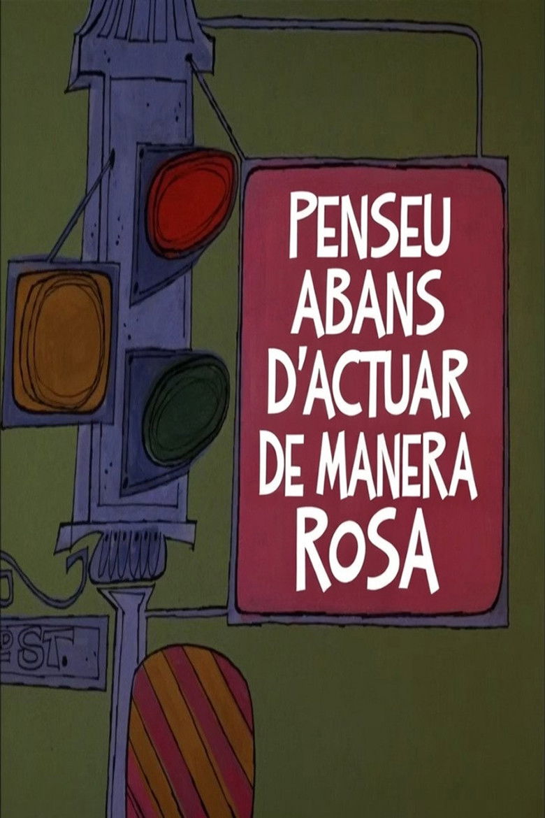 Imatge de Penseu abans d'actuar de manera rosa