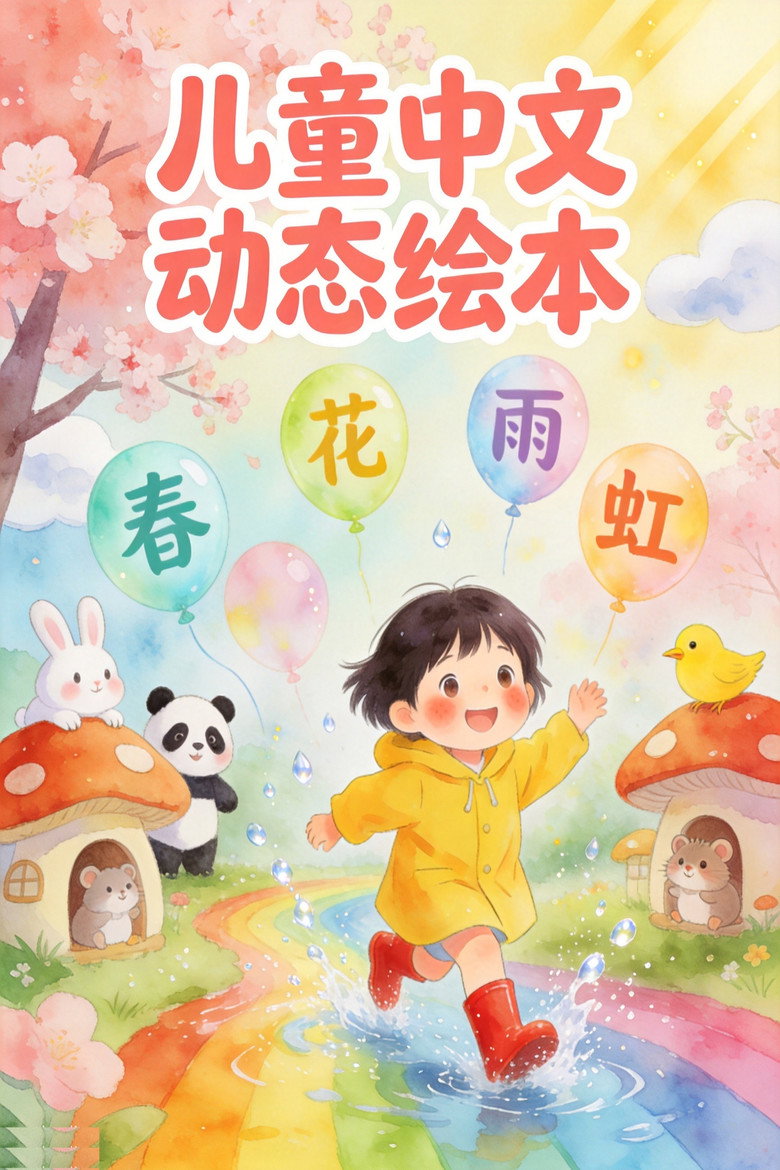 Official poster for 儿童中文动态绘本