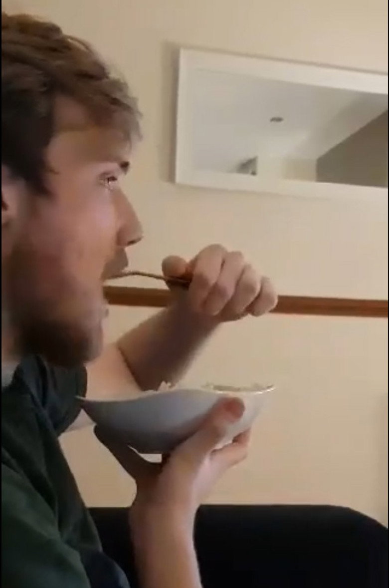 Eating Pasta 2 background