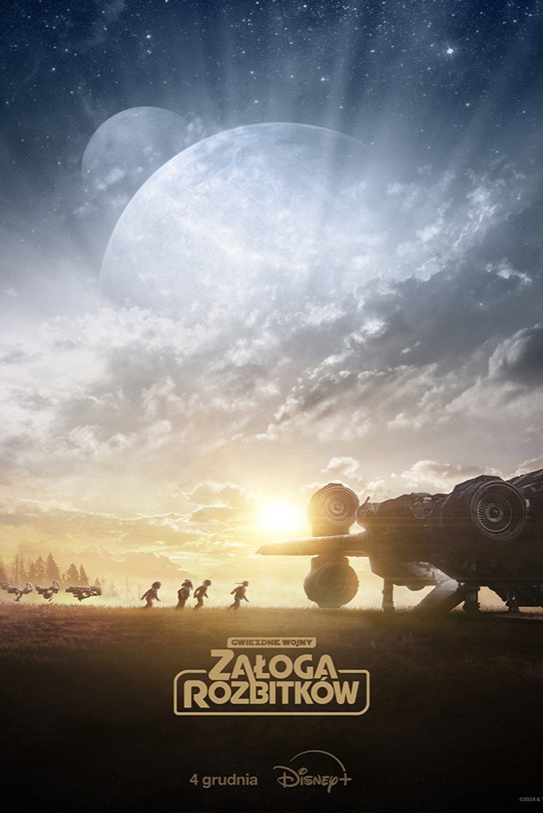 Plakat serialu Gwiezdne wojny: Załoga rozbitków (2024–2025)