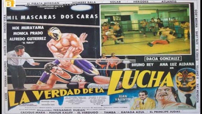La verdad de la lucha main backdrop